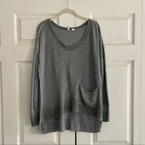 Anthropologie Knit Pocket Sweater